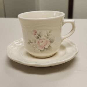 Pfaltzgraff Tea Rose Cup and Saucer VINTAGE